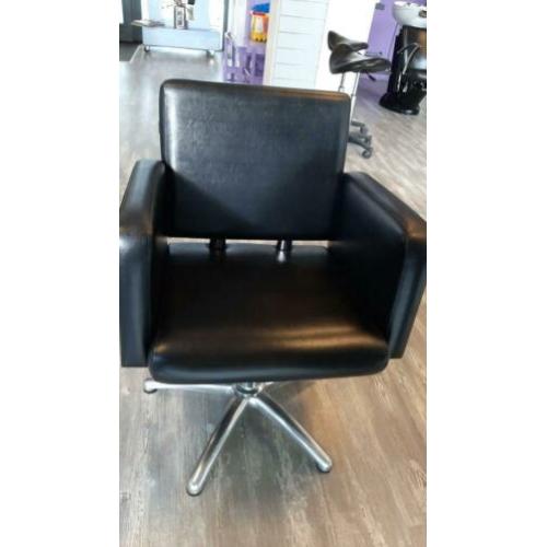 Mooie kappersstoelen (pompstoelen, 4 stuks)