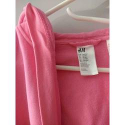 Mooie roze badjas/duster/ochtendjas! H&M, maat 158/164