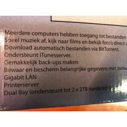 Dual Bay Nas-server. Nieuw.