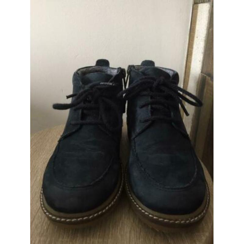 Mooie leren schoenen Zara 31 jongen -blauw- veterschoen