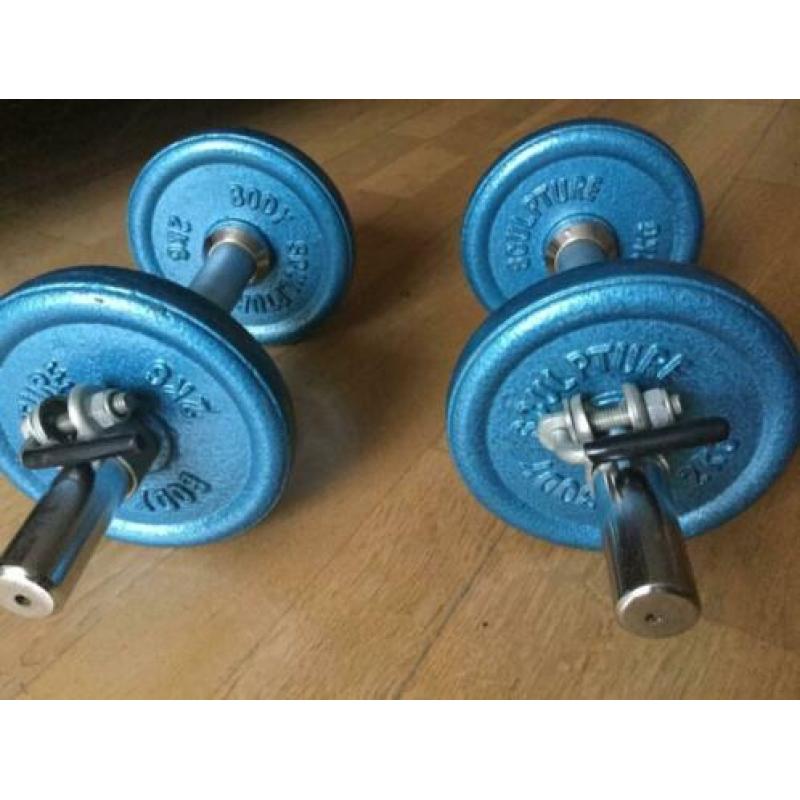 Body Sculpture halterset dumbbelset 2 x 4 kg