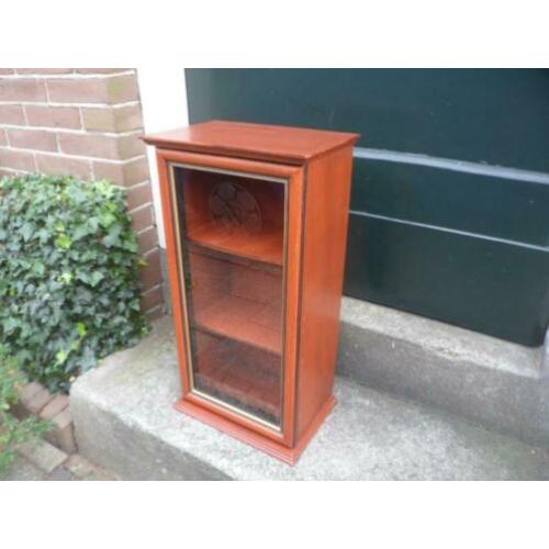 MINIATUURKASTJE vitrinekastje wandkast hangkastje hout glas