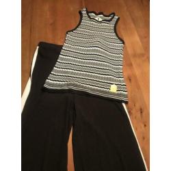 Zwarte tricot broek van Pull & Bear maat M