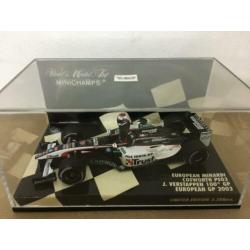 ? Jos Verstappen 100th GP 1:43 Minardi PS03 400030119