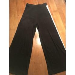 Zwarte tricot broek van Pull & Bear maat M