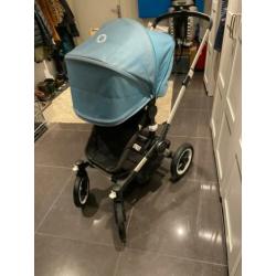 Zeer nette Bugaboo Buffalo kinderwagen Petrol Zwart