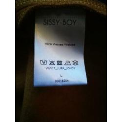 Jurk Sissy Boy maat L / 40 oker geel