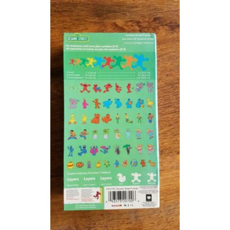 Cricut cartridge sesame street - sesam straat