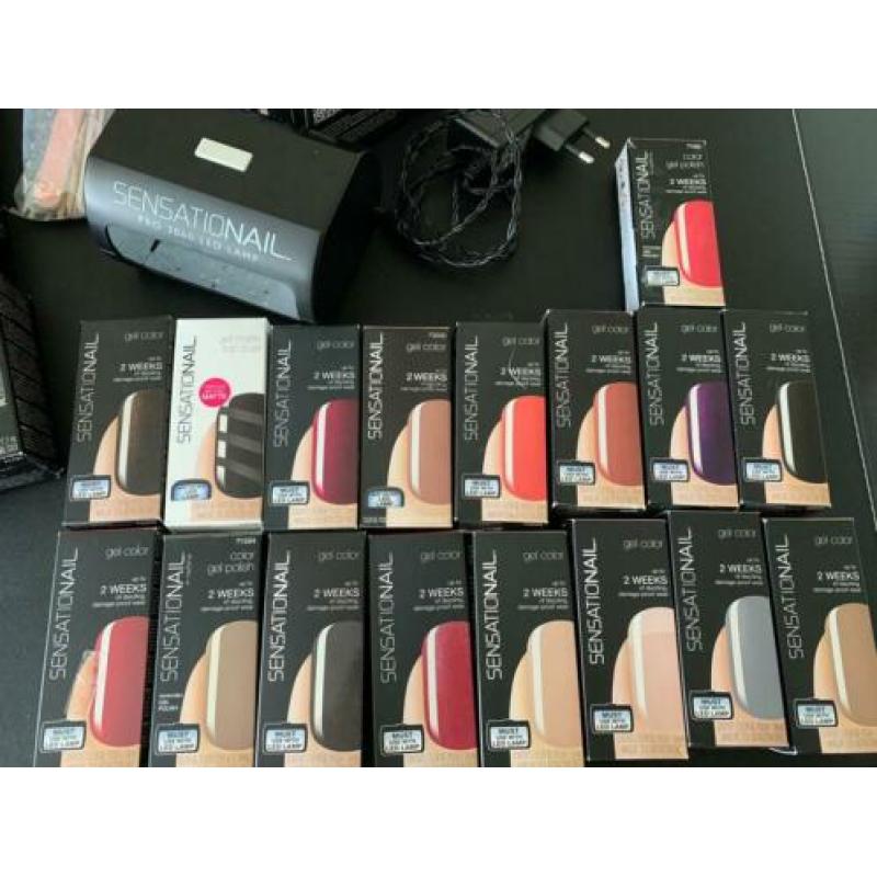 Sensationnail nagel set, met 18 kleurtjes