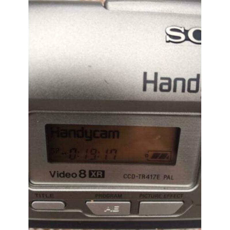 Sony videocamera handycam V8 en Hi8 digitaliseren TR417E