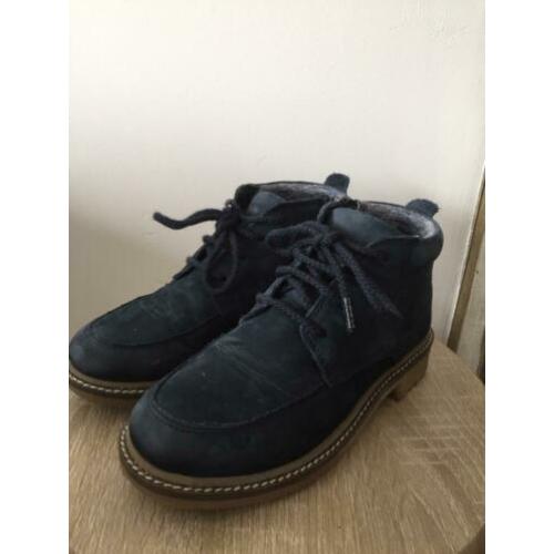 Mooie leren schoenen Zara 31 jongen -blauw- veterschoen
