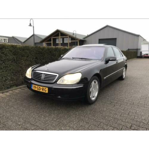 Mercedes S-Klasse 5.8 S600 Lang AUT 2000 Zwart origineel NL