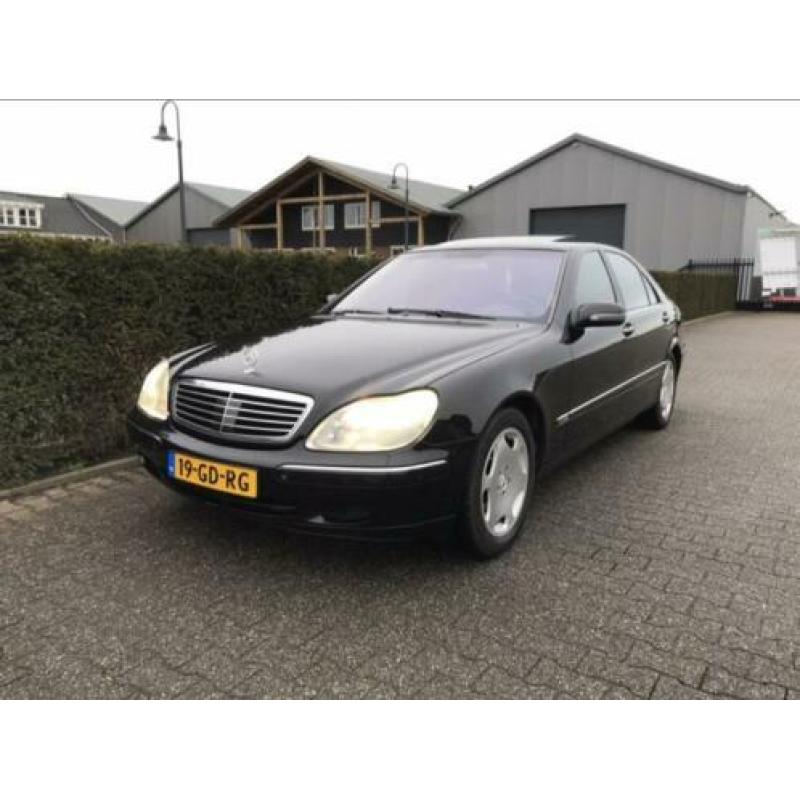 Mercedes S-Klasse 5.8 S600 Lang AUT 2000 Zwart origineel NL