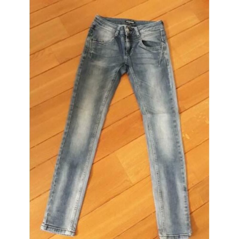 blauwe skinny jeans spijkerbroek mt S SUPERSTAR 36 zgan