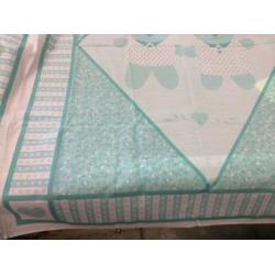 quilt panel groen met hazen 5,00