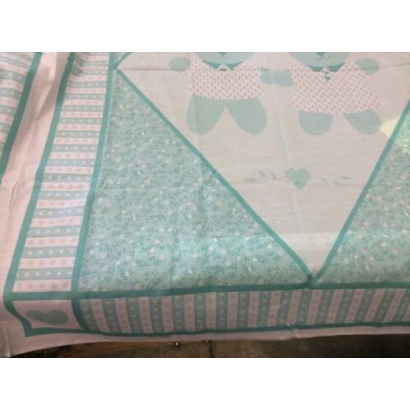 quilt panel groen met hazen 5,00