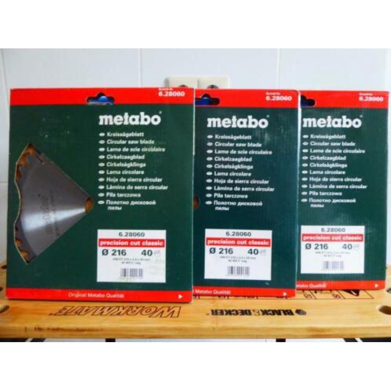 Metabo KS 216 M Afkortzaag - 1350W + 3 extra zaagbladen (Nw)