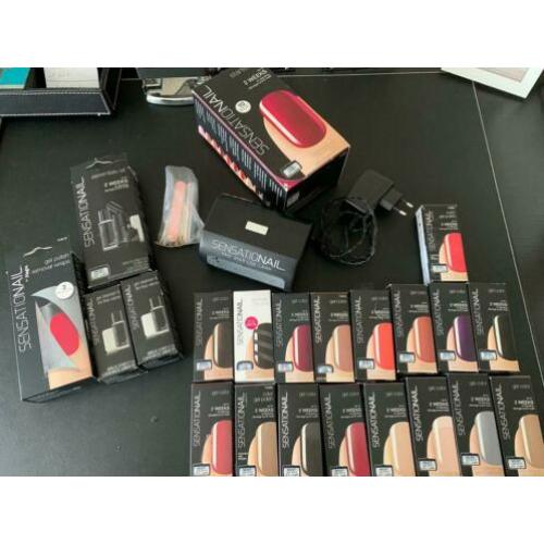 Sensationnail nagel set, met 18 kleurtjes