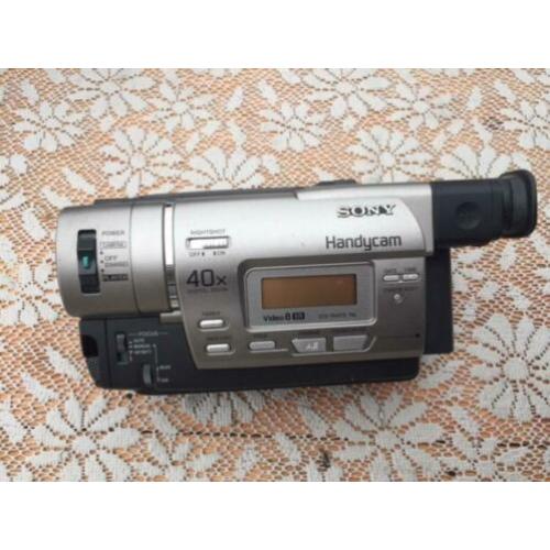 Sony videocamera handycam V8 en Hi8 digitaliseren TR417E