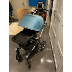 Zeer nette Bugaboo Buffalo kinderwagen Petrol Zwart