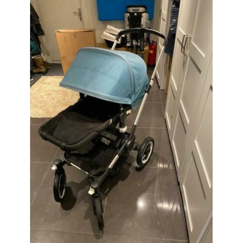 Zeer nette Bugaboo Buffalo kinderwagen Petrol Zwart