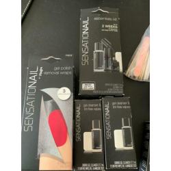 Sensationnail nagel set, met 18 kleurtjes