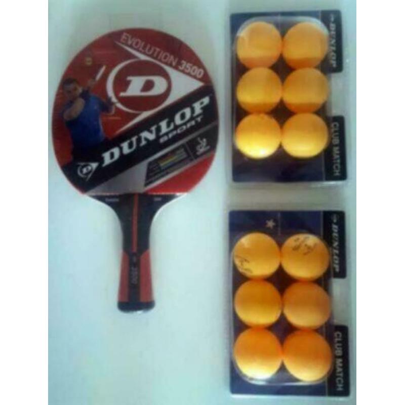 Dunlop Evolution 3500 Table Tennis Bat & 12 balls--€19.95-