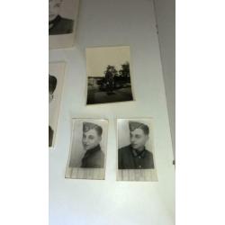 Lot van 6 portret foto’s van dezelfde nazi Duitse militair