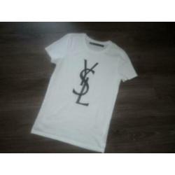 **Ysl heren t-shirt zwart,wit ,grijs,groen nieuw **
