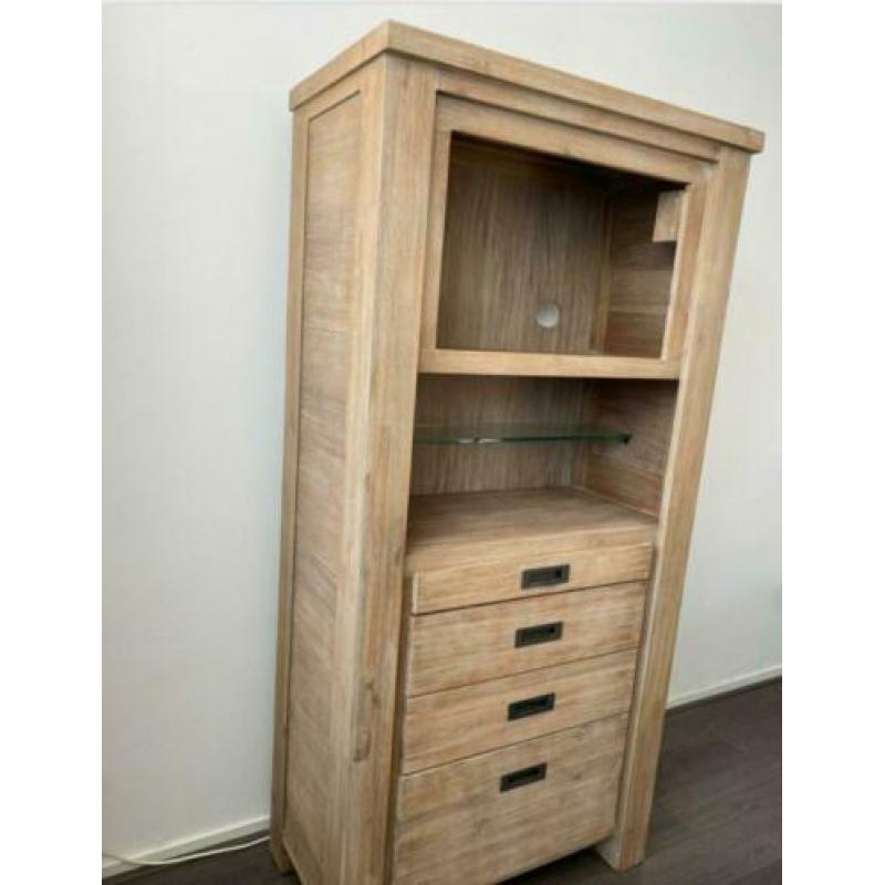 Meubelset van massief acacia hout ook los te koop