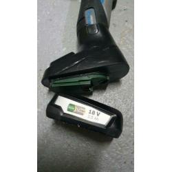 Accu slijp machine. Met Bosch lithium accu 18 volt