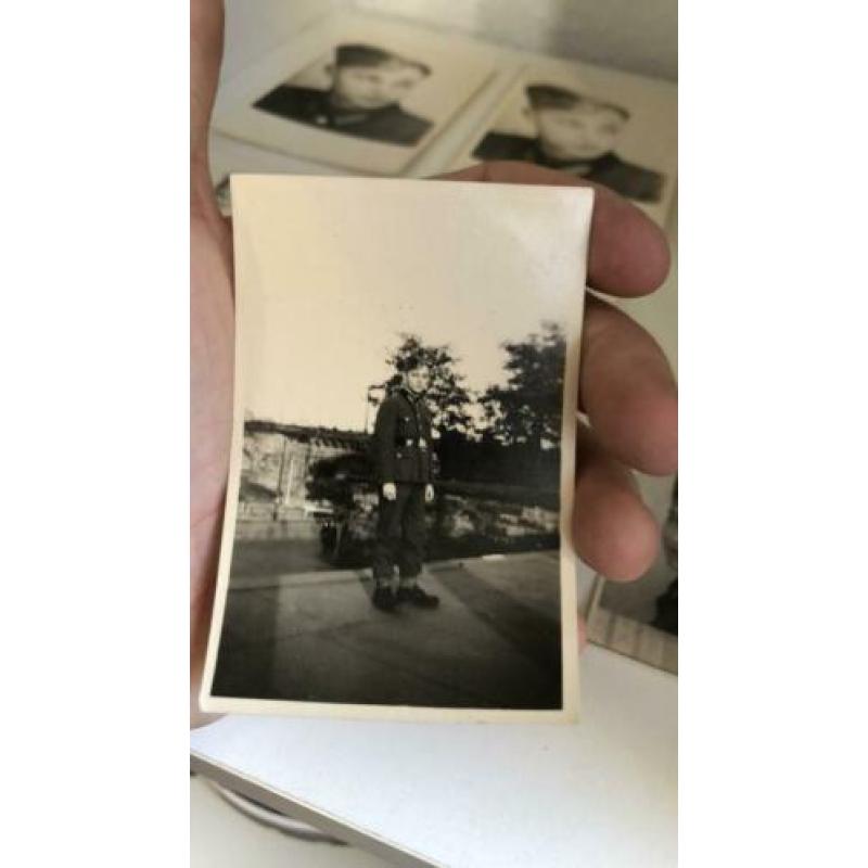 Lot van 6 portret foto’s van dezelfde nazi Duitse militair