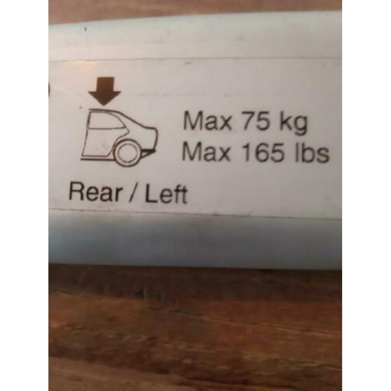 Orginele Nissan dakdragers voor een Nissan Qashqai 2007-2013