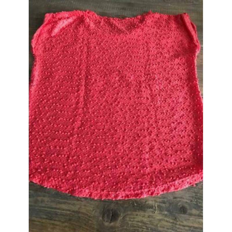 t-shirt met bobbeltjes (Miss Etam)