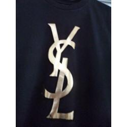 **Ysl heren t-shirt zwart,wit ,grijs,groen nieuw **