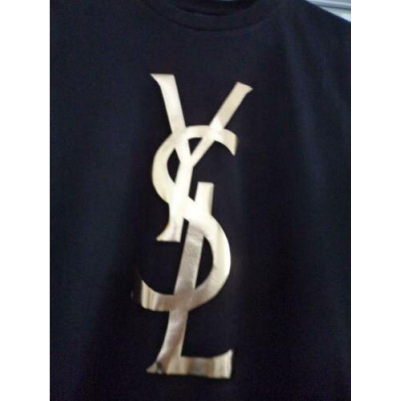 **Ysl heren t-shirt zwart,wit ,grijs,groen nieuw **