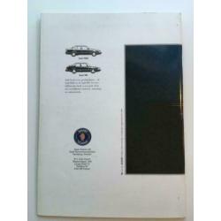 SAAB 9000 brochure - modeljaar 1990