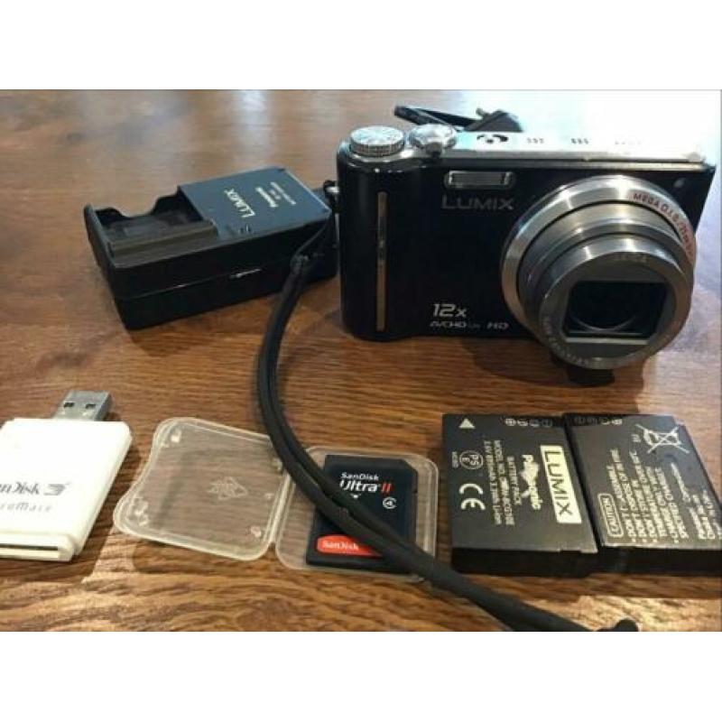 Panasonic DCM-TZ7 met 3x batterij