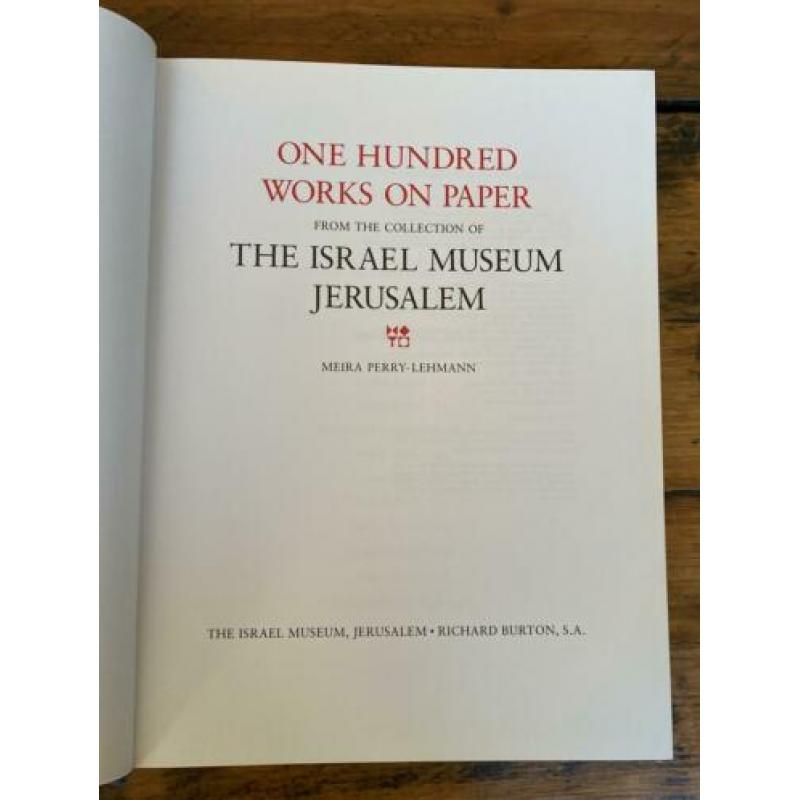 One hundred works on paper collectie Israel Museum Jerusalem