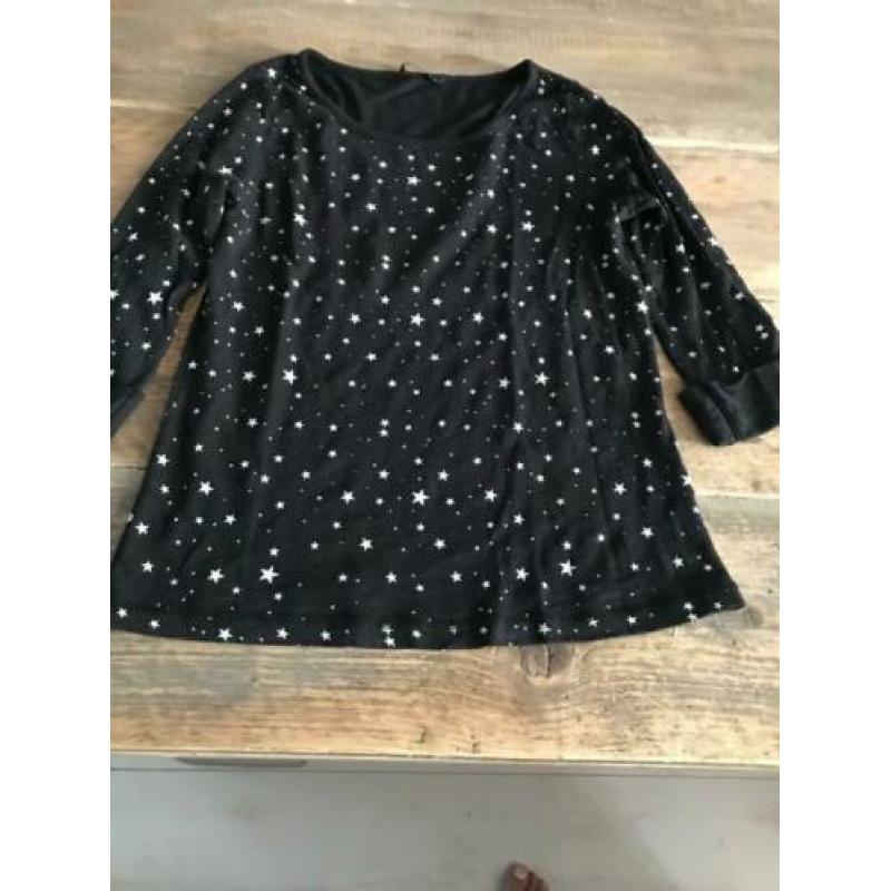 t-shirt met bobbeltjes (Miss Etam)