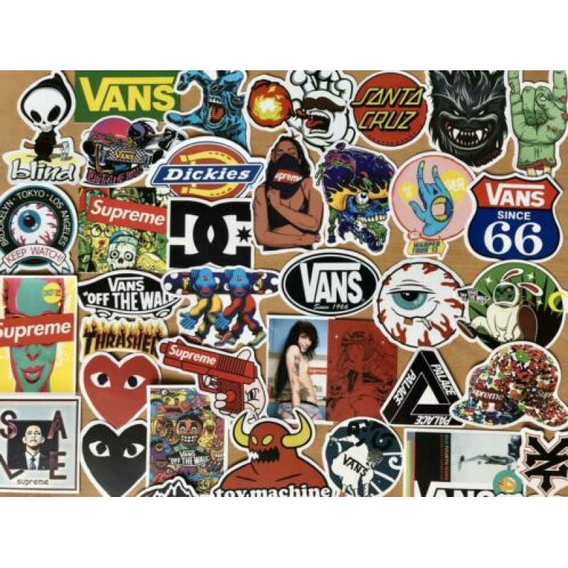 39 stickers skate Blind|Palace|Vans|Supreme|Dickies|Spitfire