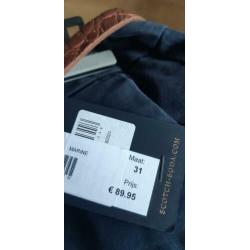 Nieuw chino marine maat 31/34 scotch& soda