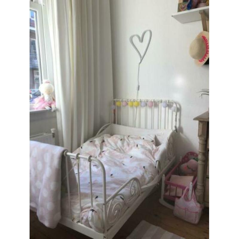 Lief Peuterbed (uitschuifbaar tot 1persoons bed)- IKEA - wit