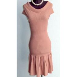 Lente! GUESS by Marciano mooie nude-roze jurk 3 38 40 M