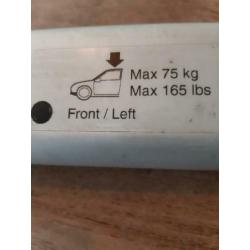 Orginele Nissan dakdragers voor een Nissan Qashqai 2007-2013