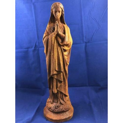 Madonna, Maria, gietijzeren beeld.