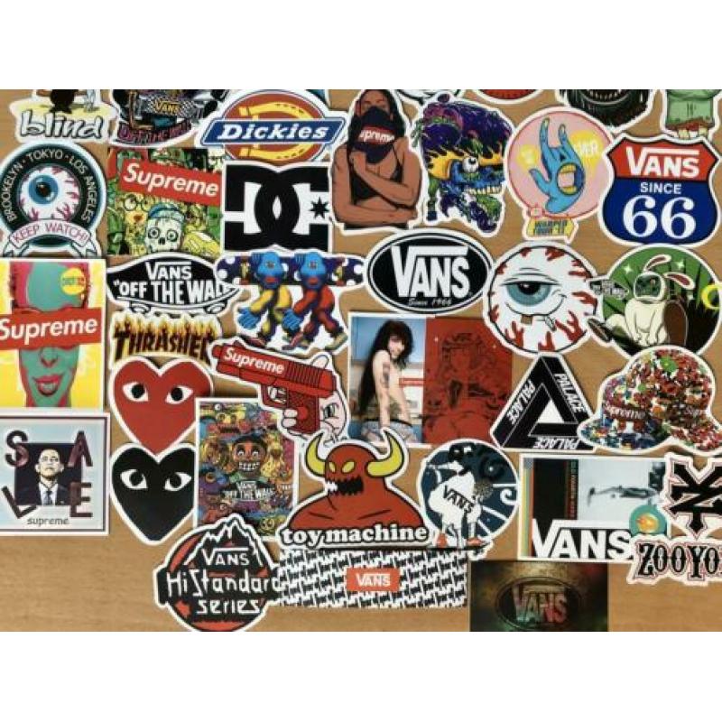 39 stickers skate Blind|Palace|Vans|Supreme|Dickies|Spitfire