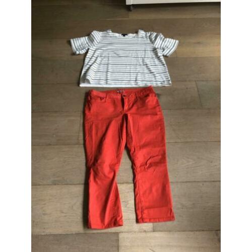Tommy Hilfiger 7/8 rode jeans mt 38/40 nieuwstaat