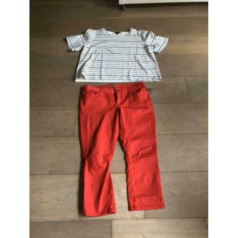 Tommy Hilfiger 7/8 rode jeans mt 38/40 nieuwstaat