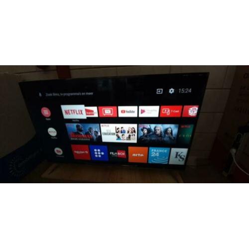 TCL 55inch 4K Ultra HD Android DHR 140cm A+++ (NIEUW) Garant